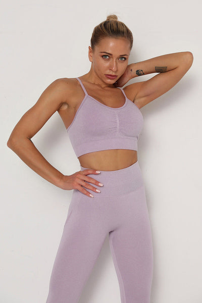 Flex Ruched Racerback Sports Bra