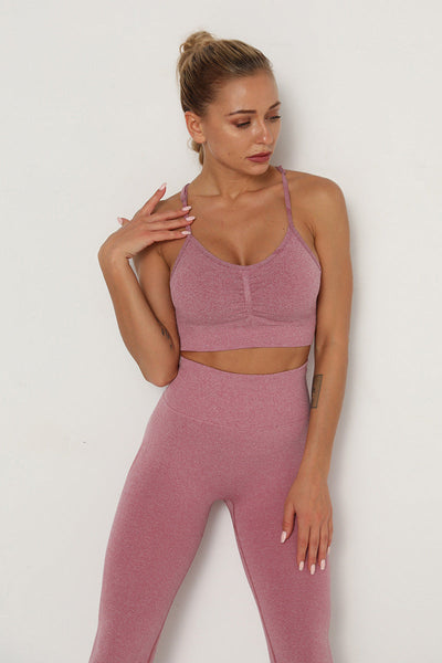 Flex Ruched Racerback Sports Bra