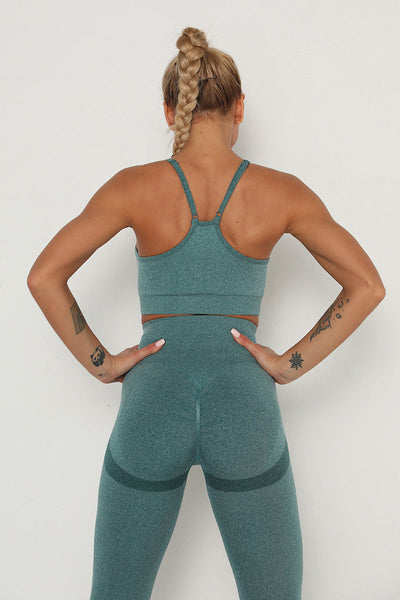 Flex Ruched Racerback Sports Bra
