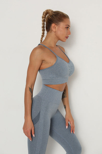 Flex Ruched Racerback Sports Bra