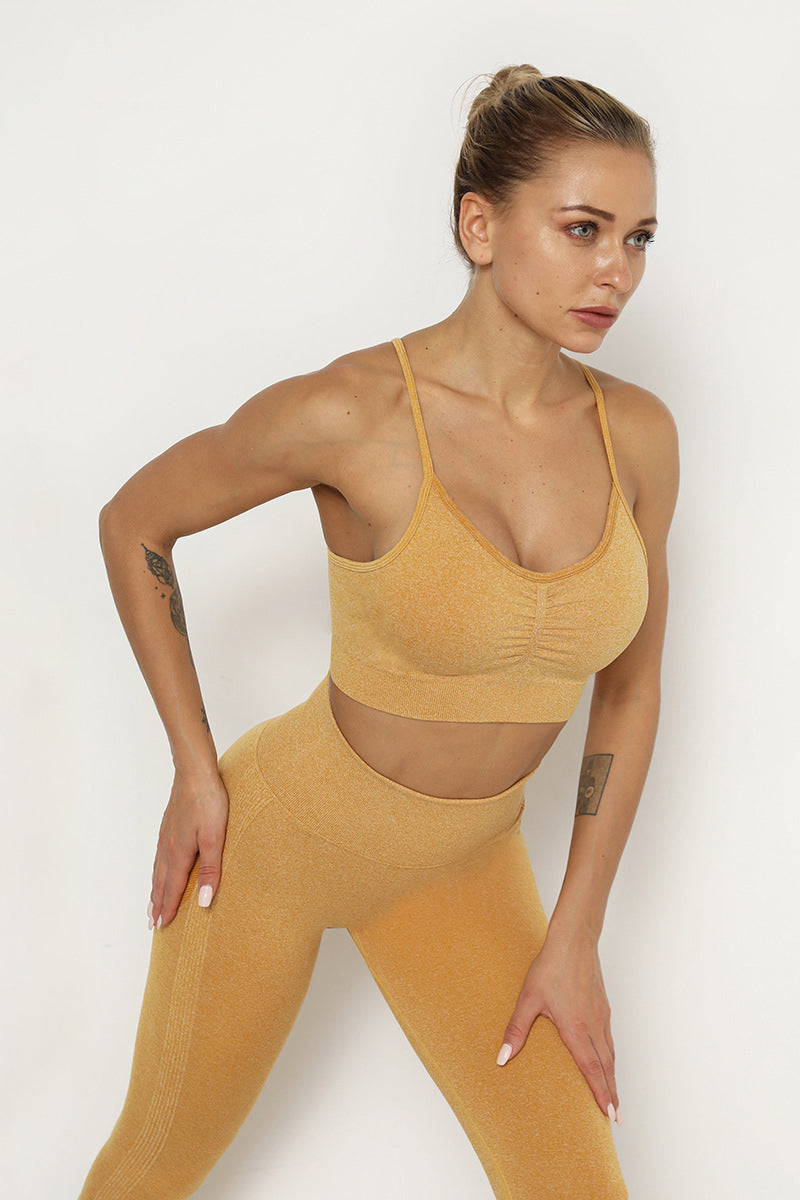 Flex Ruched Racerback Sports Bra