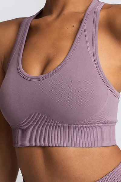 Effortless Basic Essentials Racerback Seamless Workout Set - 2 Pieces