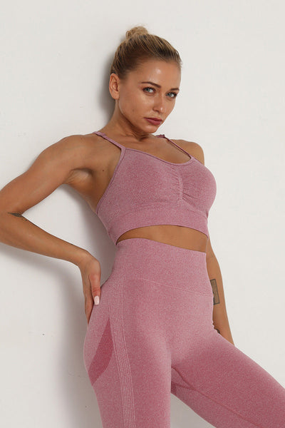 Flex Ruched Racerback Sports Bra
