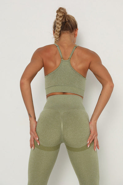 Flex Ruched Racerback Sports Bra