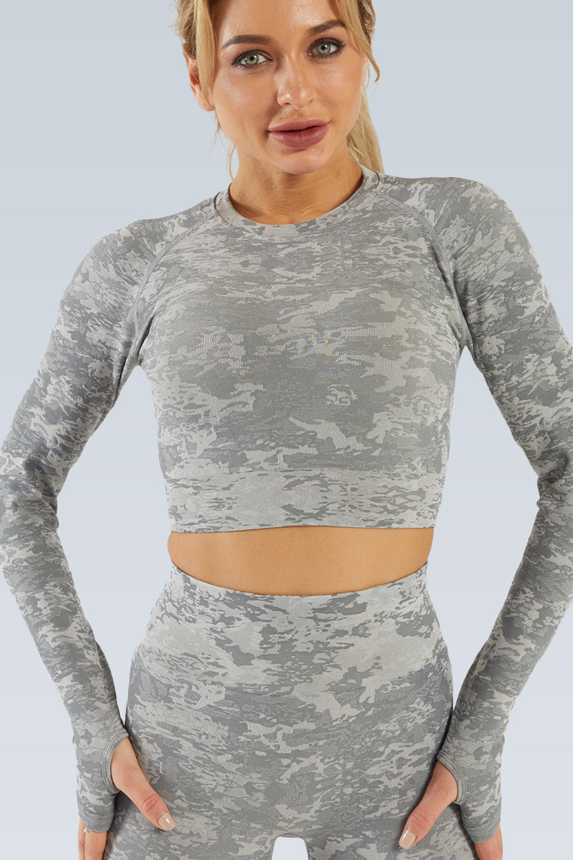 Urban Camo Seamless Long Sleeve