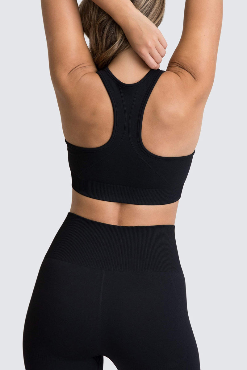 Effortless Basic Essentials Racerback Seamless Workout Set - 2 Pieces