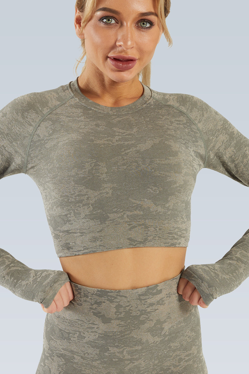 Urban Camo Seamless Long Sleeve