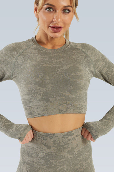 Urban Camo Seamless Long Sleeve