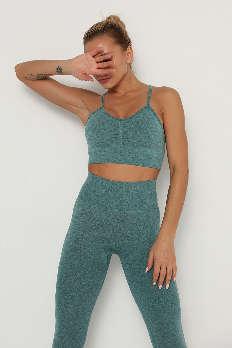 Flex Ruched Racerback Sports Bra