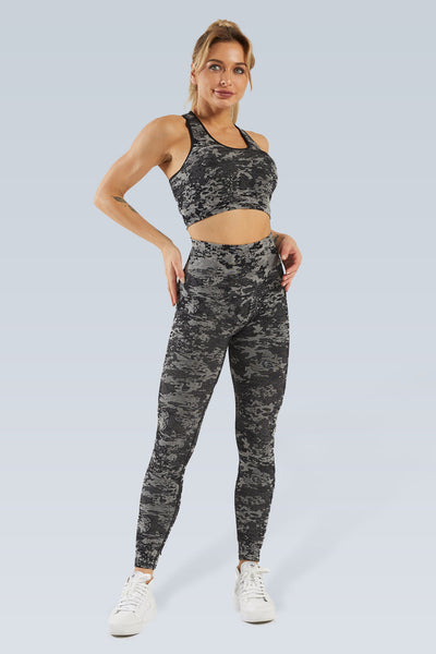 Urban Camo Seamless Racerback Bra