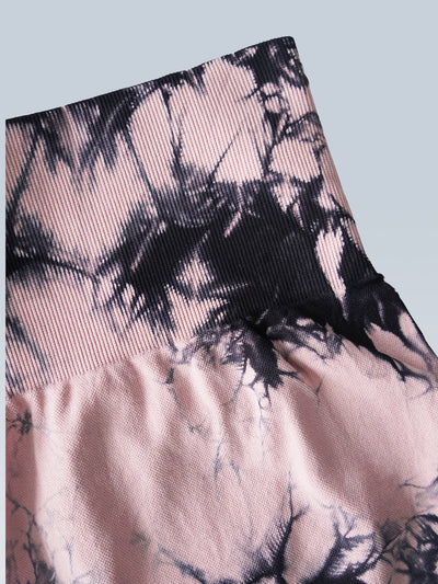 Tie Dye Flare Scrunch Seamless Legging