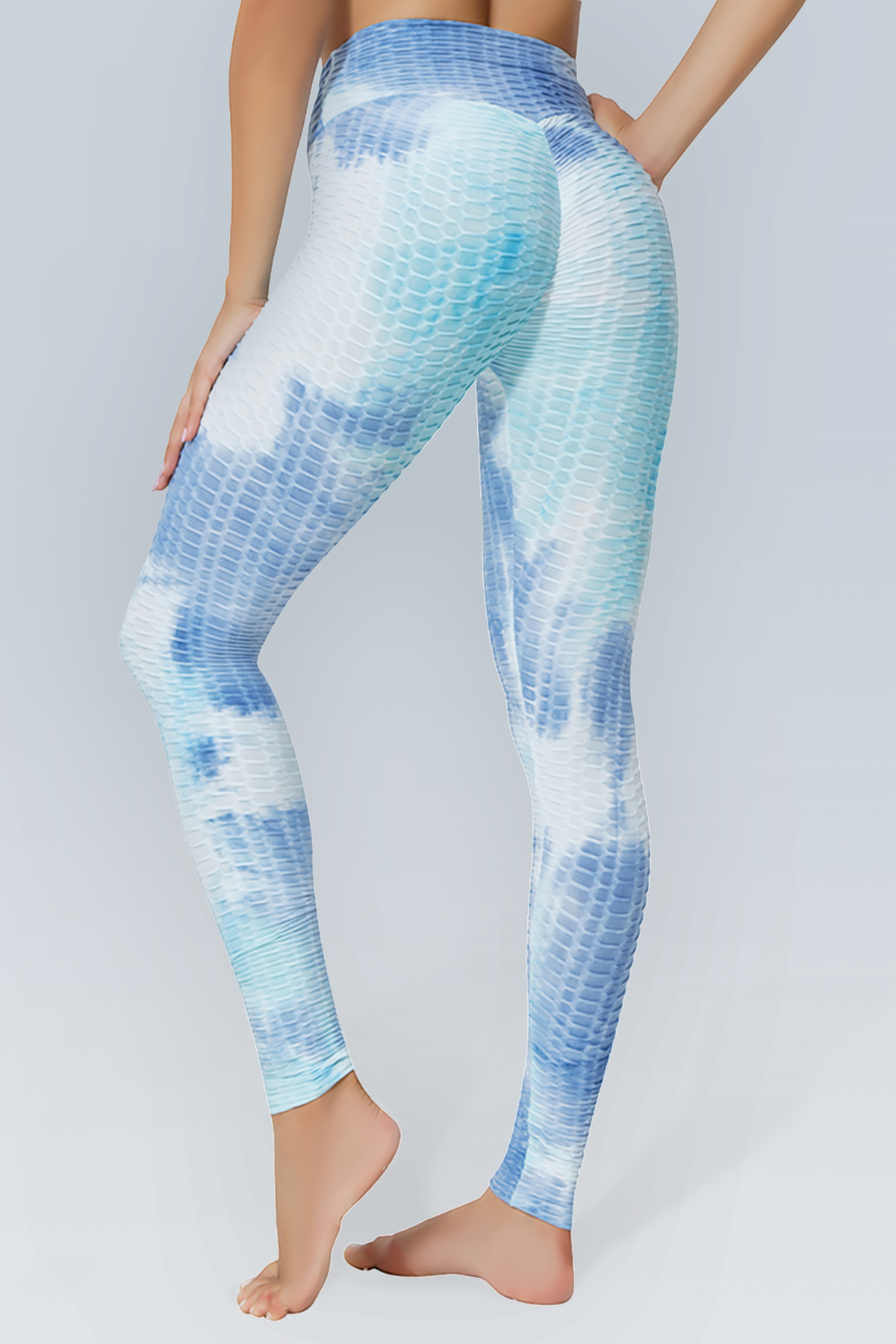 Booty Lifting Bubble Scrunch Legging - Tie Dye