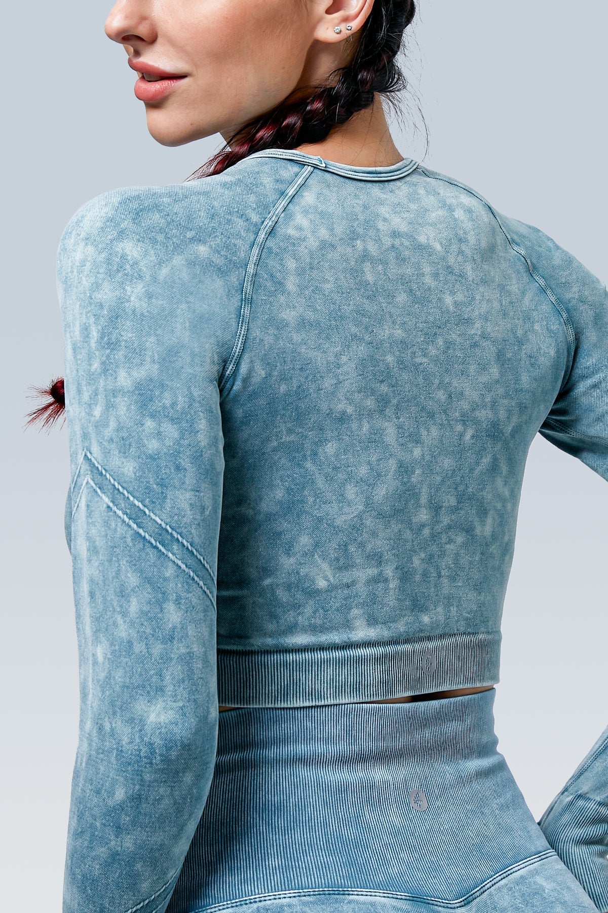 Eva Acid Wash Seamless Long Sleeve
