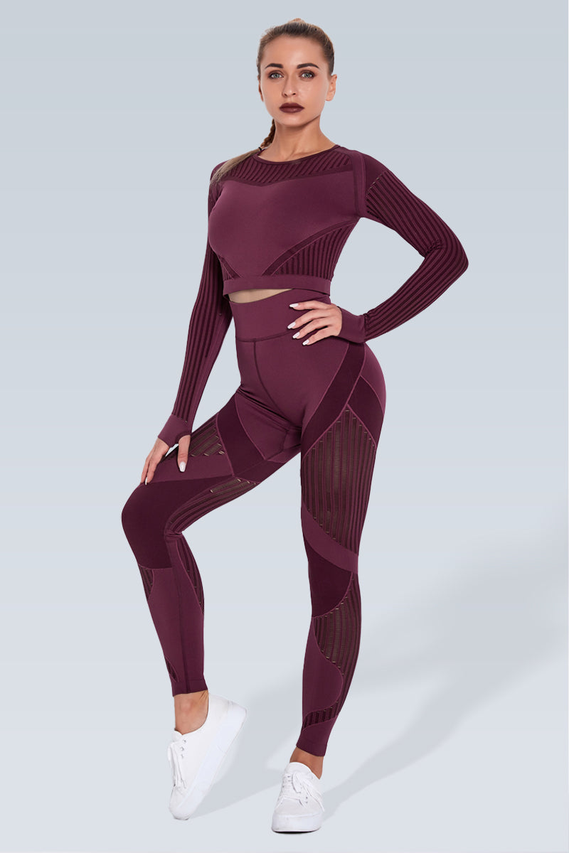 Slice Breathe Mesh Seamless Legging