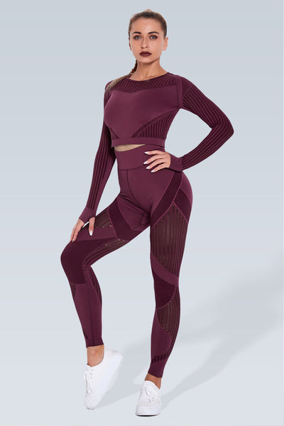 Slice Breathe Mesh Seamless Legging