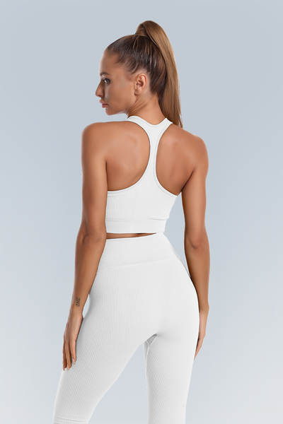 Studio-To-Street Seamless Ribbed Sports Bra
