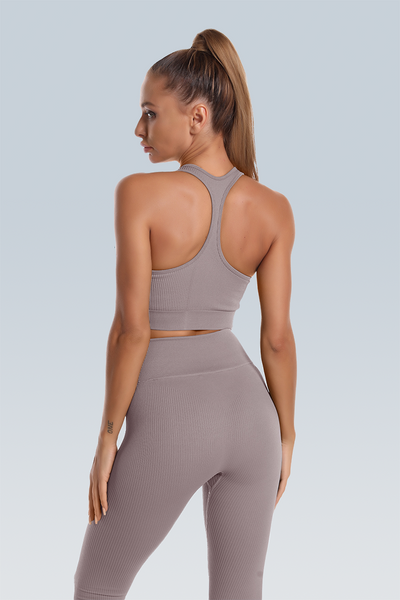 Studio-To-Street Seamless Ribbed Sports Bra