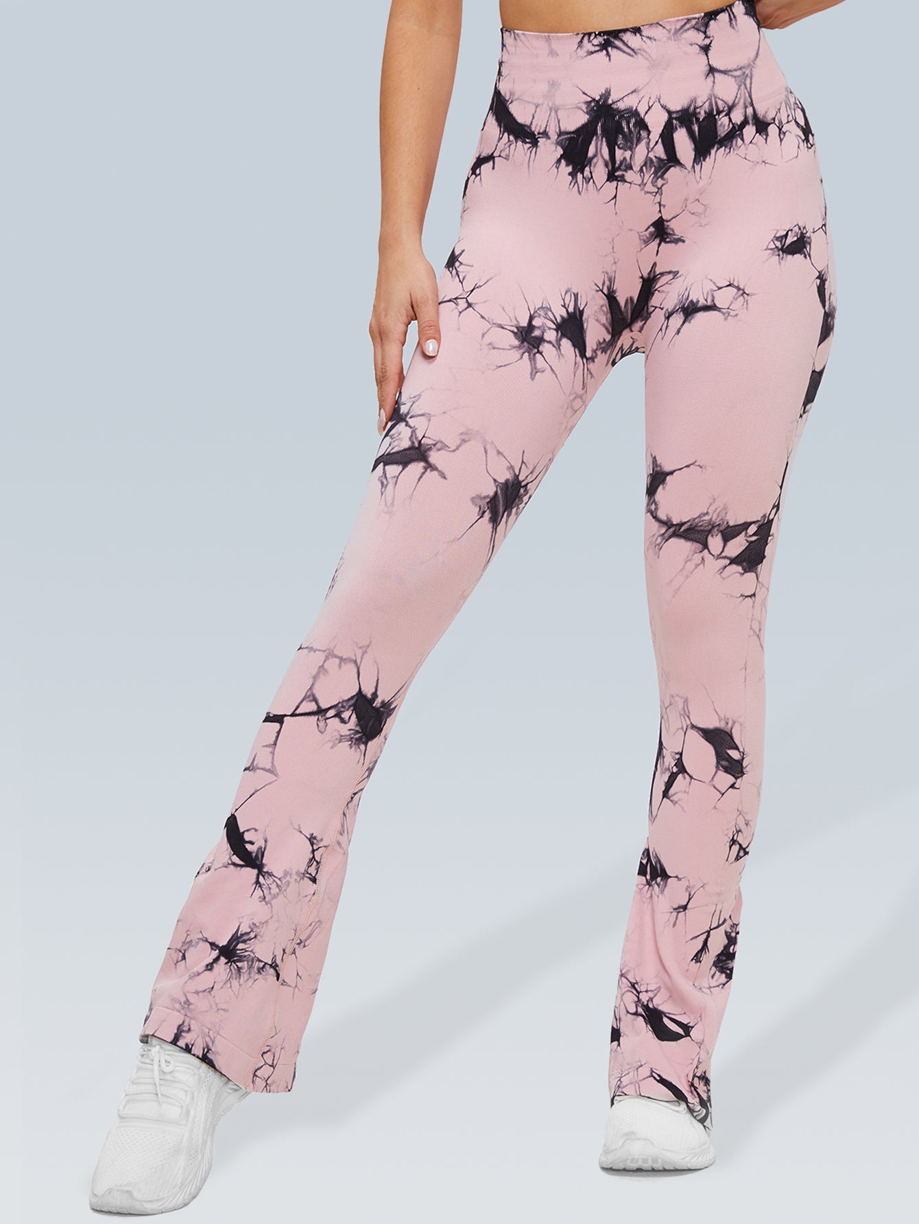 Tie Dye Flare Scrunch Seamless Legging