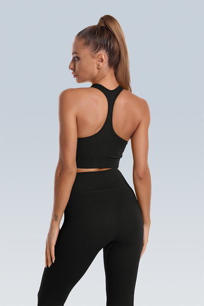 Studio-To-Street Seamless Ribbed Sports Bra