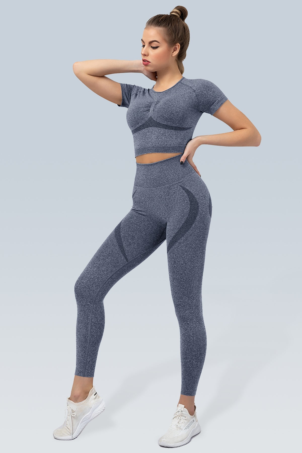 WaveLine Contour Ruched Seamless Short Sleeve