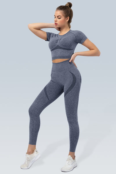 WaveLine Contour Ruched Seamless Short Sleeve