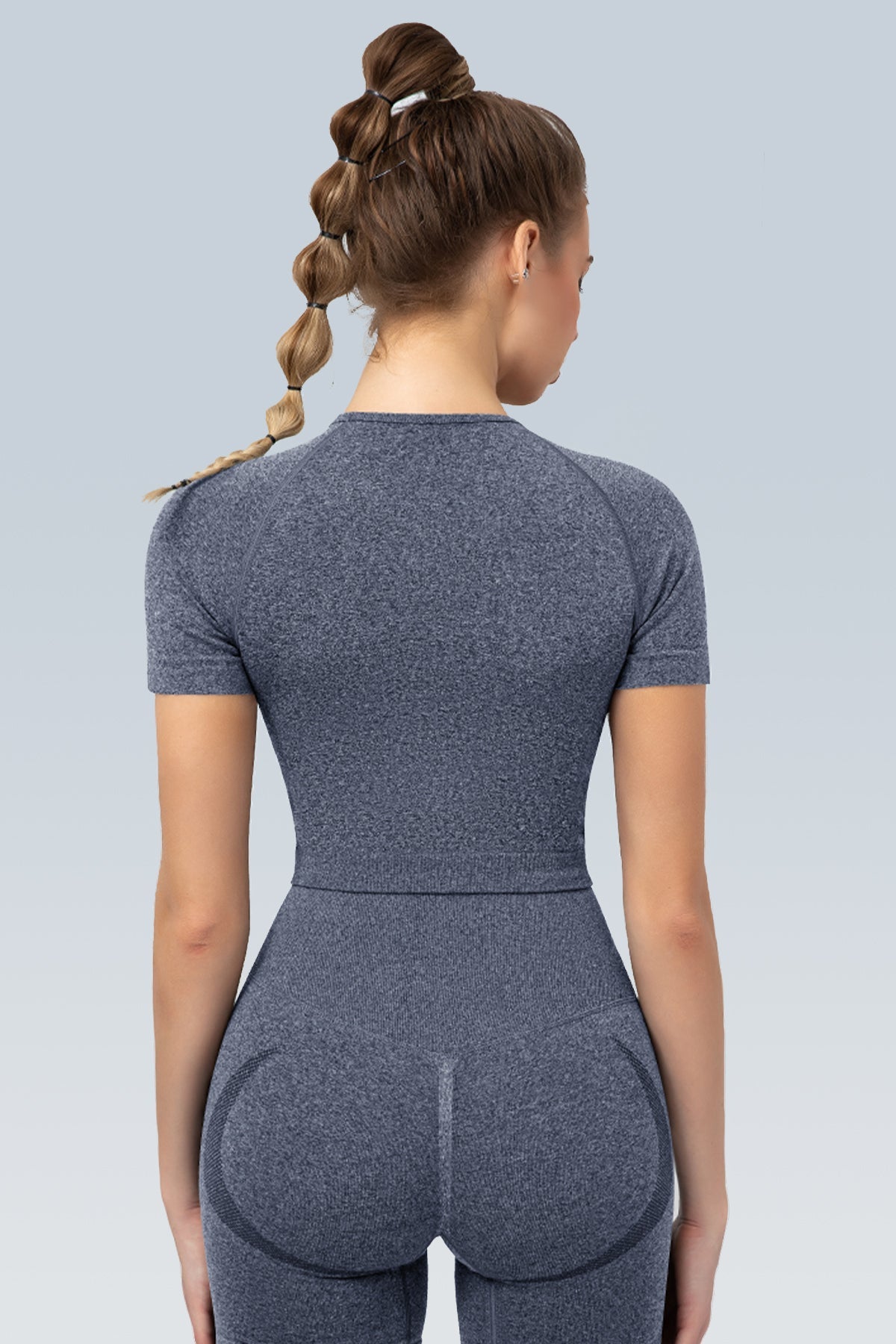 WaveLine Contour Ruched Seamless Short Sleeve