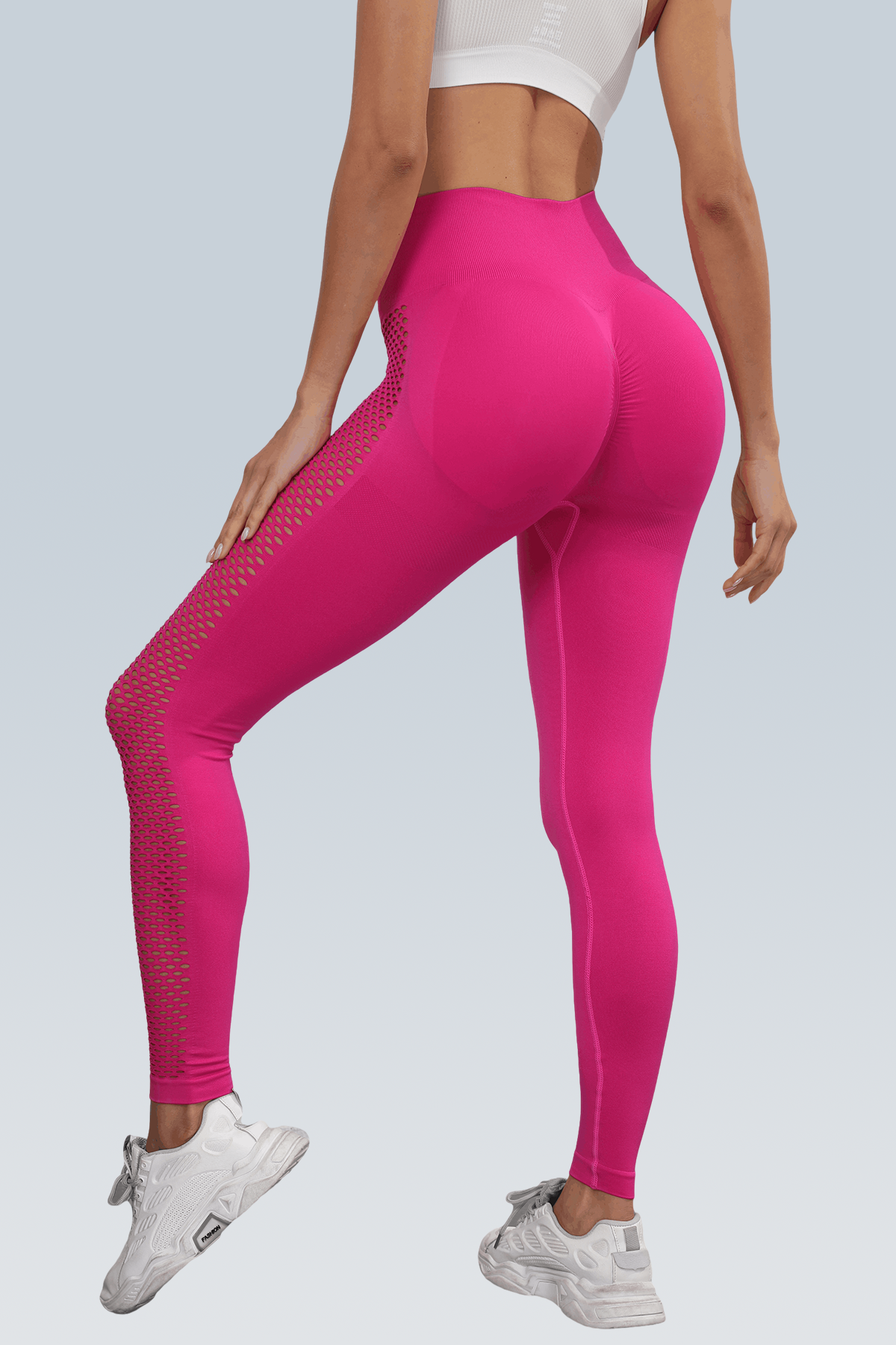 Mesh Booty Lifting Seamless Scrunch Legging