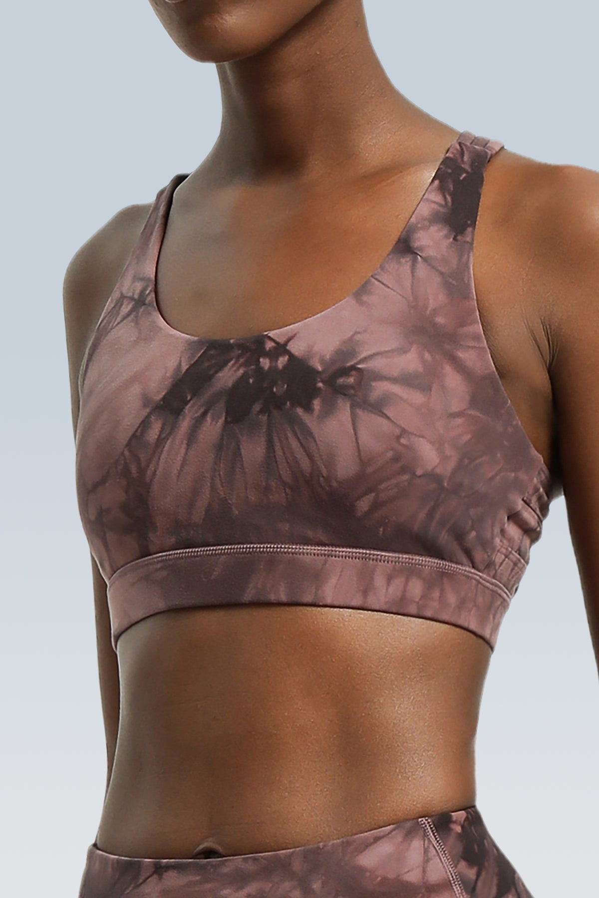 Blooming Tie Dye Strappy Bra