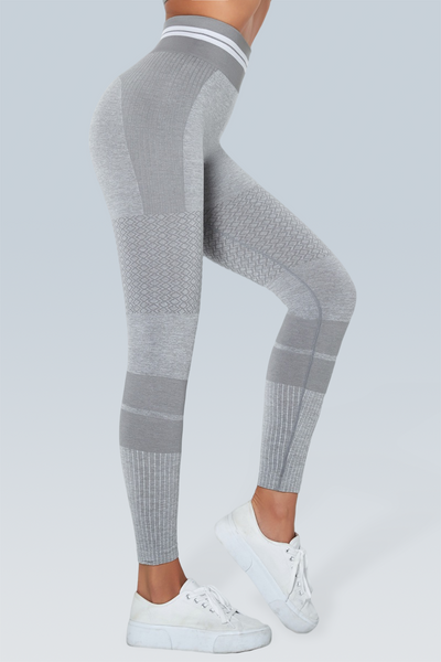 Knitted Stripe Seamless Legging