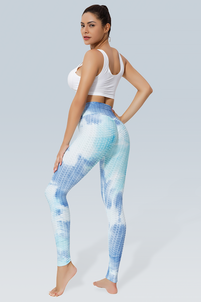 Booty Lifting Bubble Scrunch Legging - Tie Dye