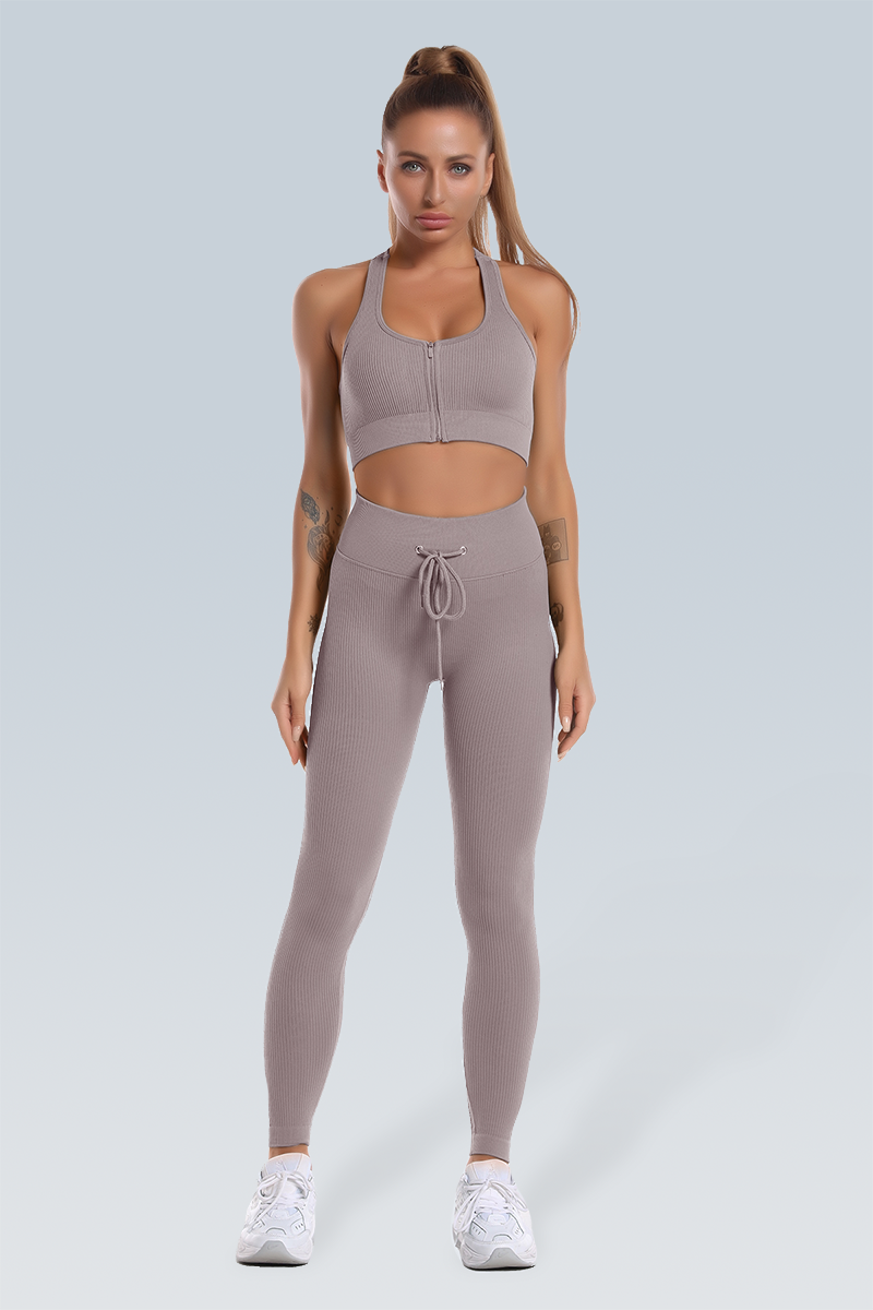 Studio-To-Street Seamless Ribbed Sports Bra