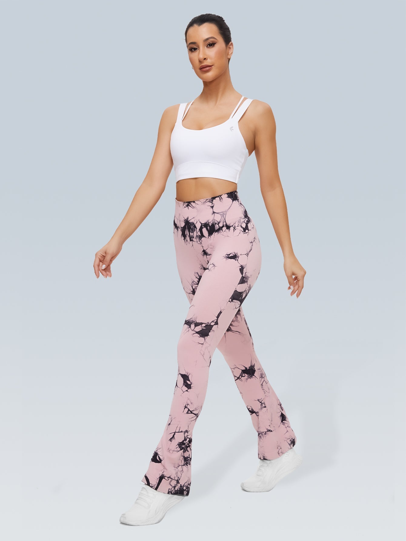 Tie Dye Flare Scrunch Seamless Legging