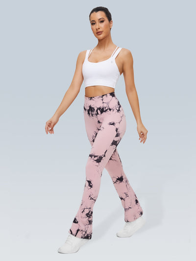 Tie Dye Flare Scrunch Seamless Legging