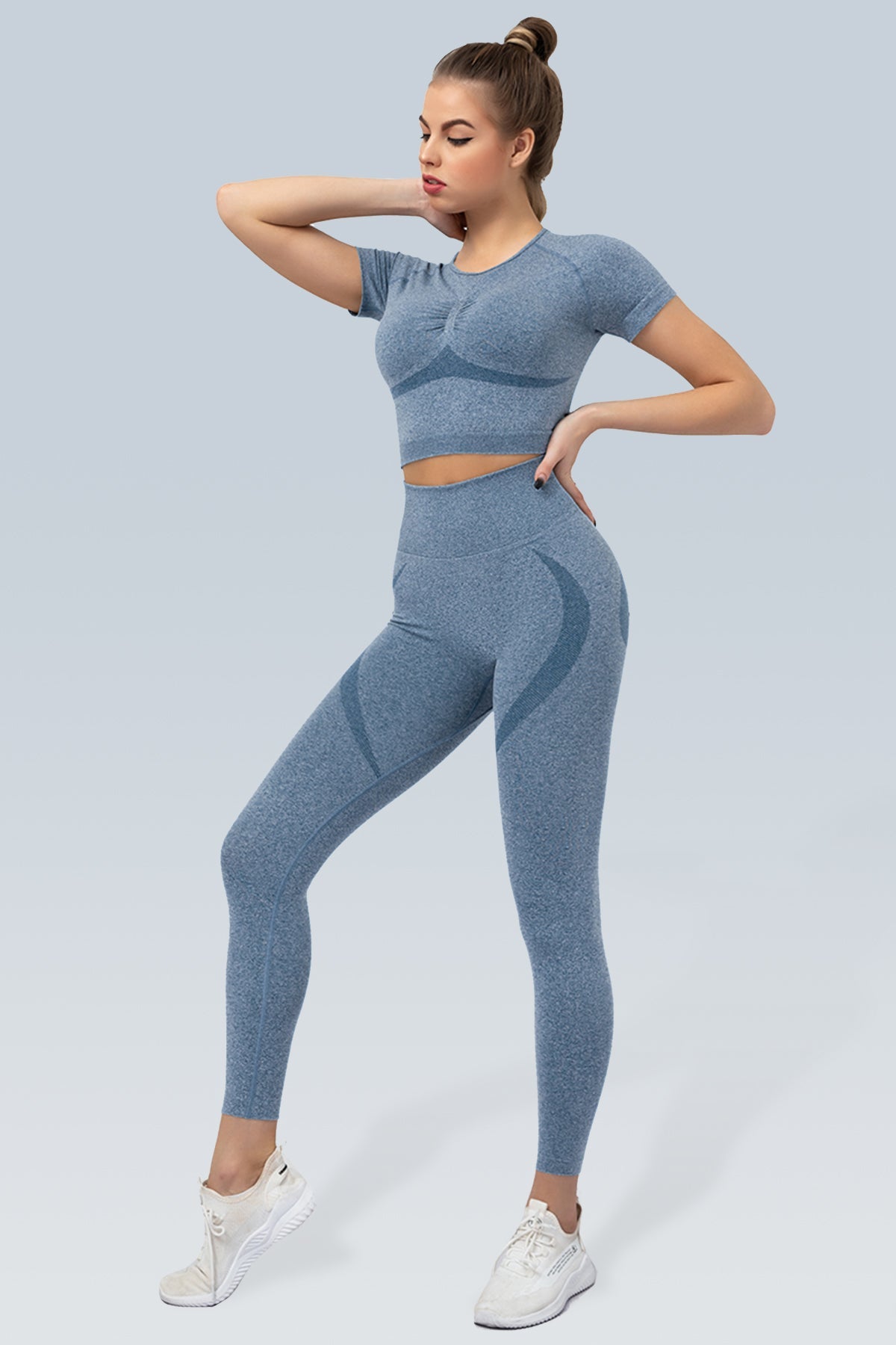 WaveLine Contour Ruched Seamless Short Sleeve