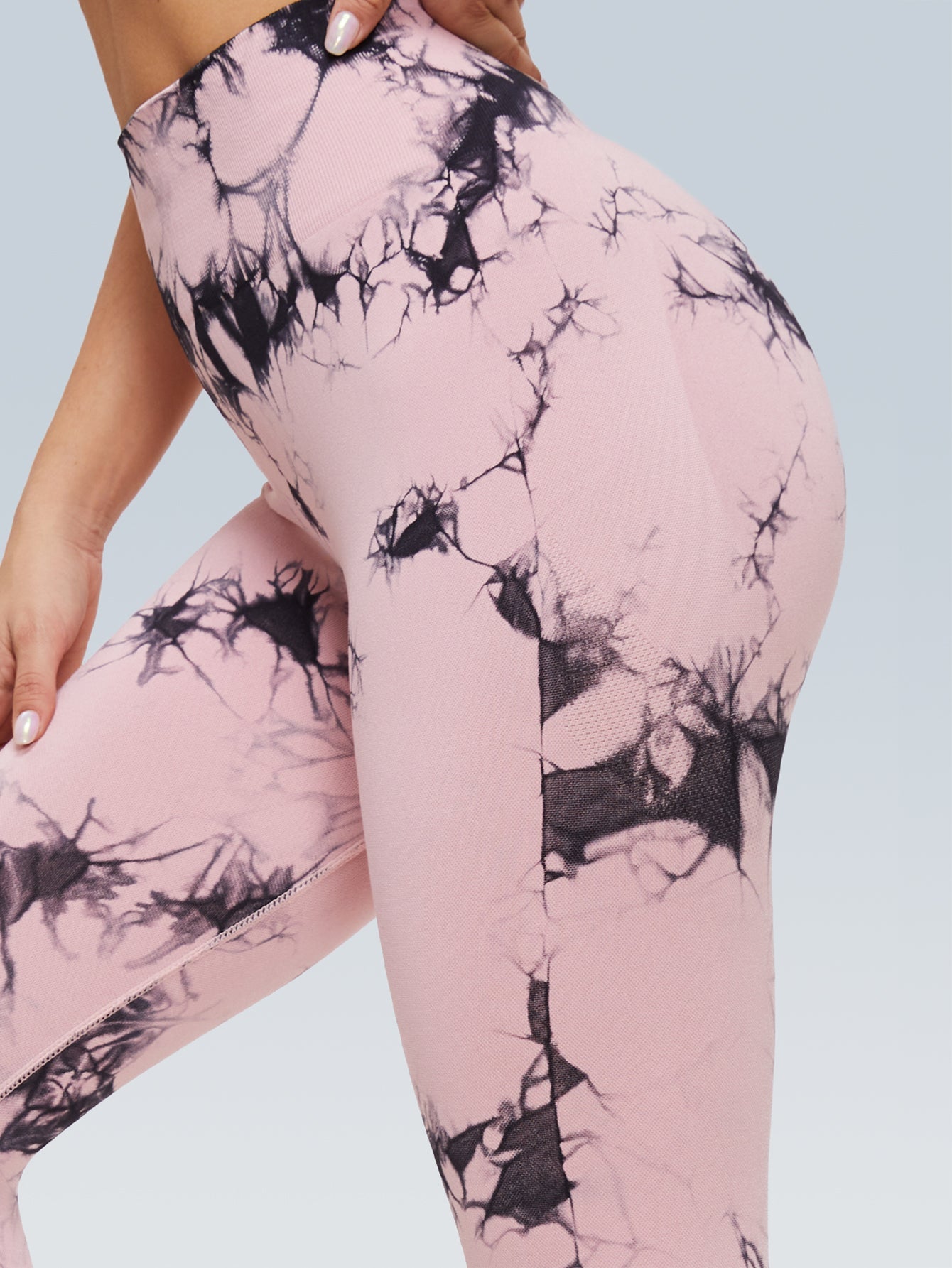 Tie Dye Flare Scrunch Seamless Legging