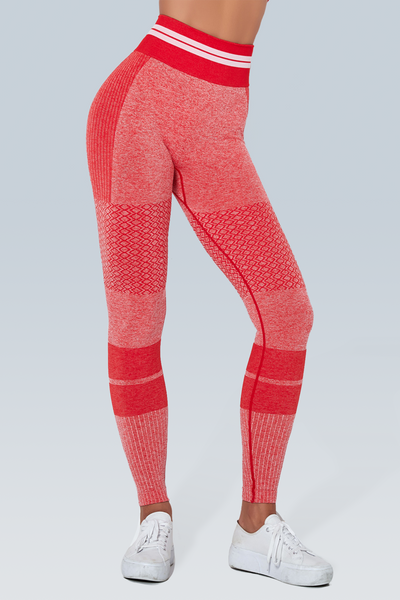 Knitted Stripe Seamless Legging