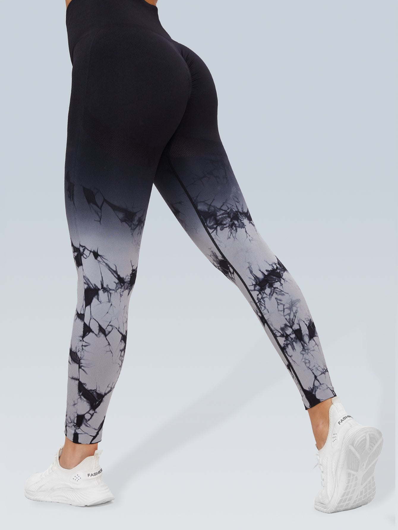 Gradient Tie Dye Scrunch Seamless Legging