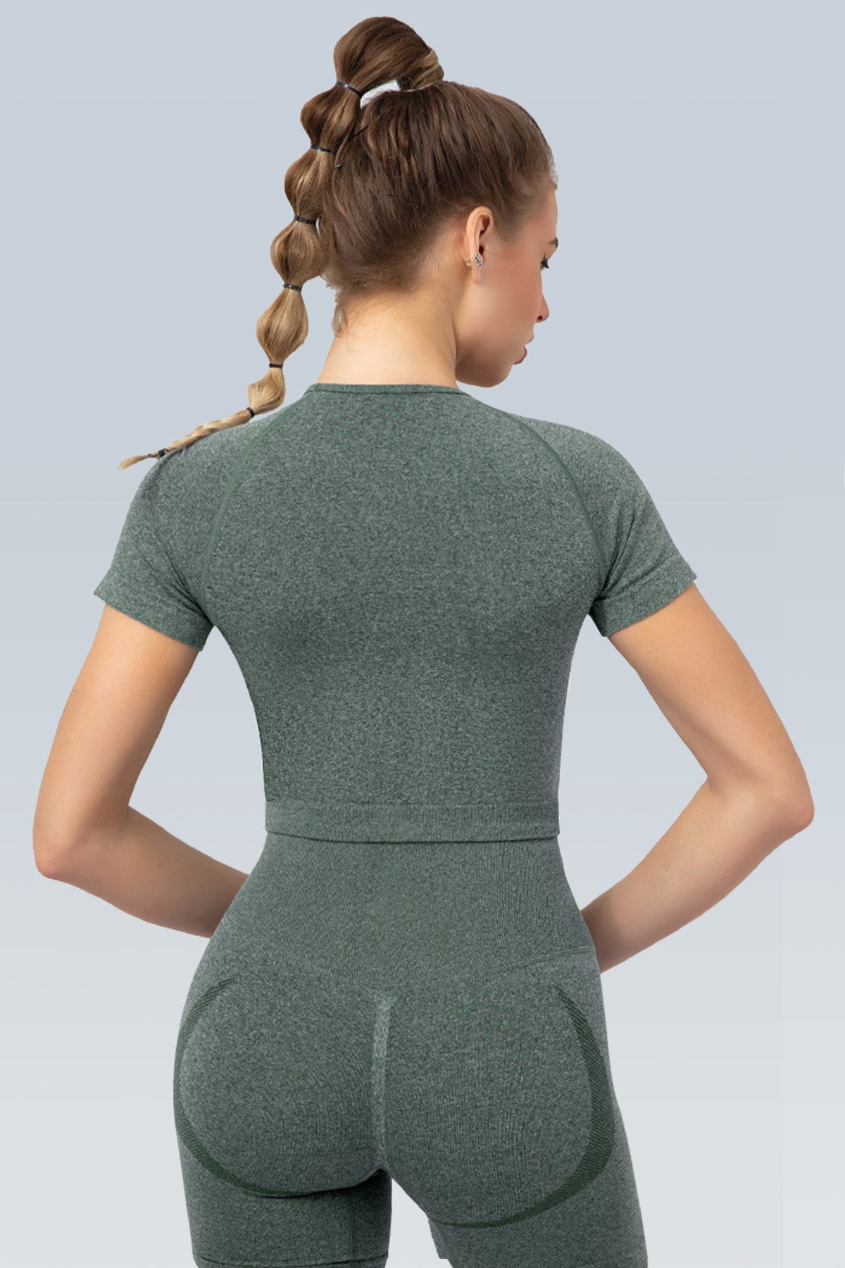 WaveLine Contour Ruched Seamless Short Sleeve