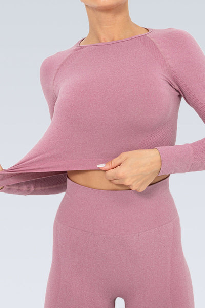 Push Up Seamless Long Sleeve