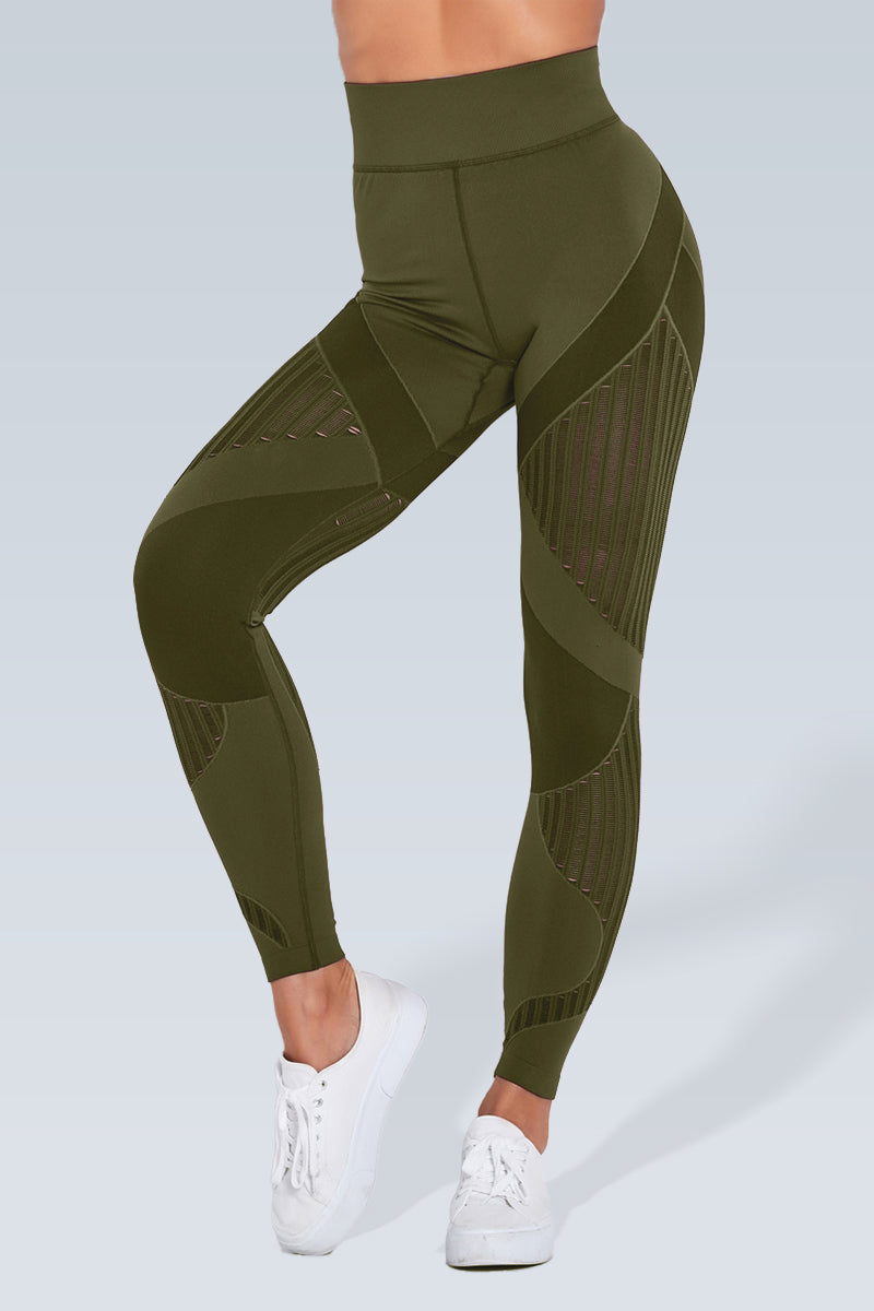 Slice Breathe Mesh Seamless Legging