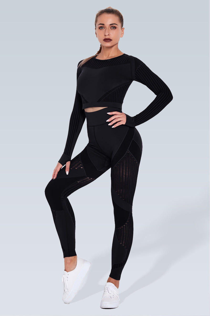 Slice Breathe Mesh Seamless Legging