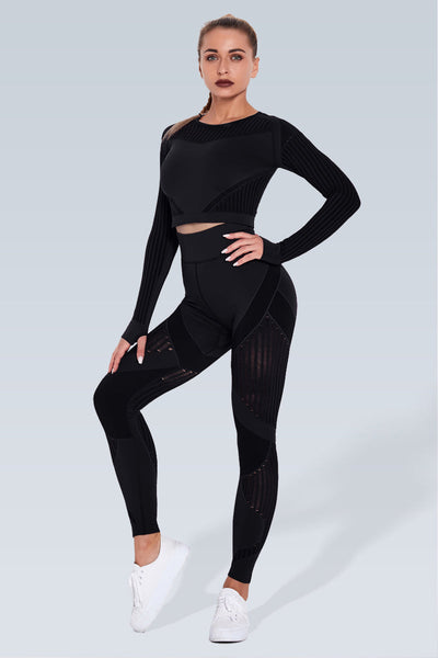 Slice Breathe Mesh Seamless Legging