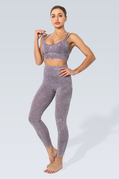 Curves Acid Wash Seamless Strappy Bra