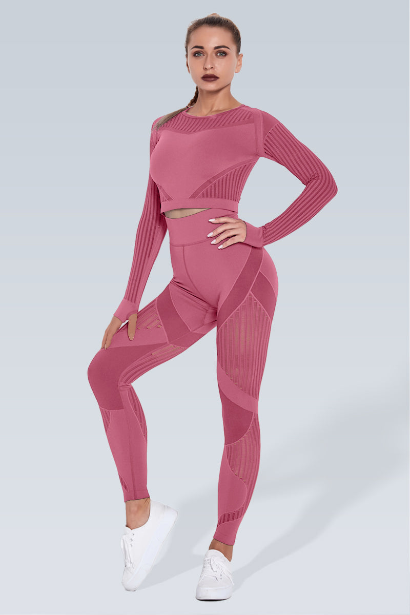 Slice Breathe Mesh Seamless Legging