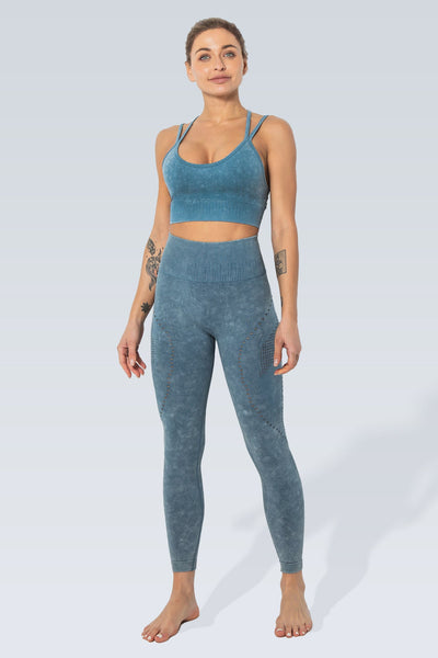 Curves Acid Wash Seamless Strappy Bra