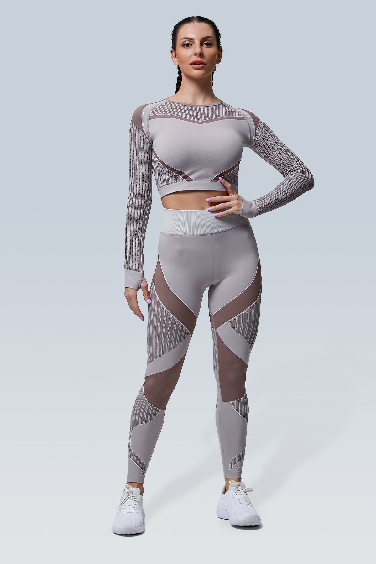 Slice Breathe Mesh Seamless Legging