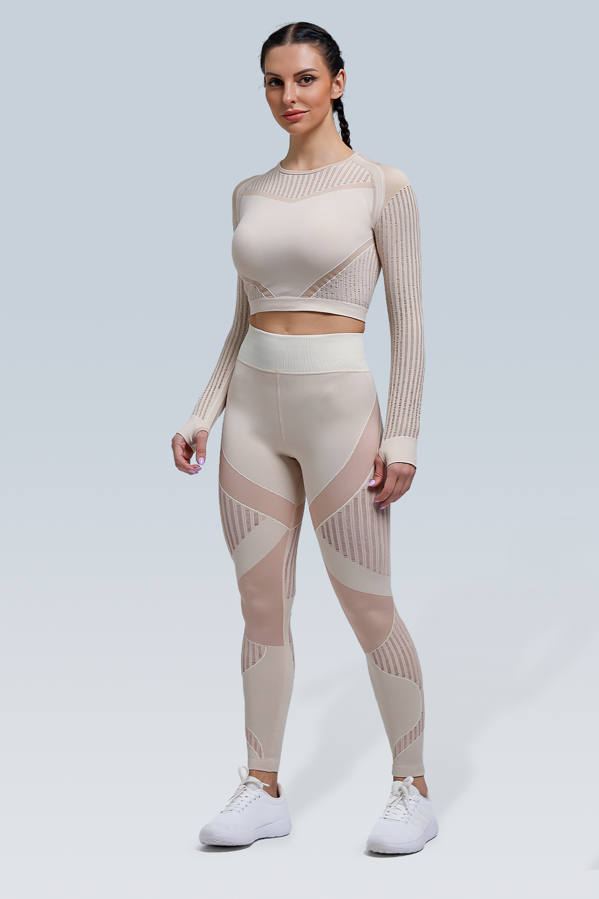 Slice Breathe Mesh Seamless Legging