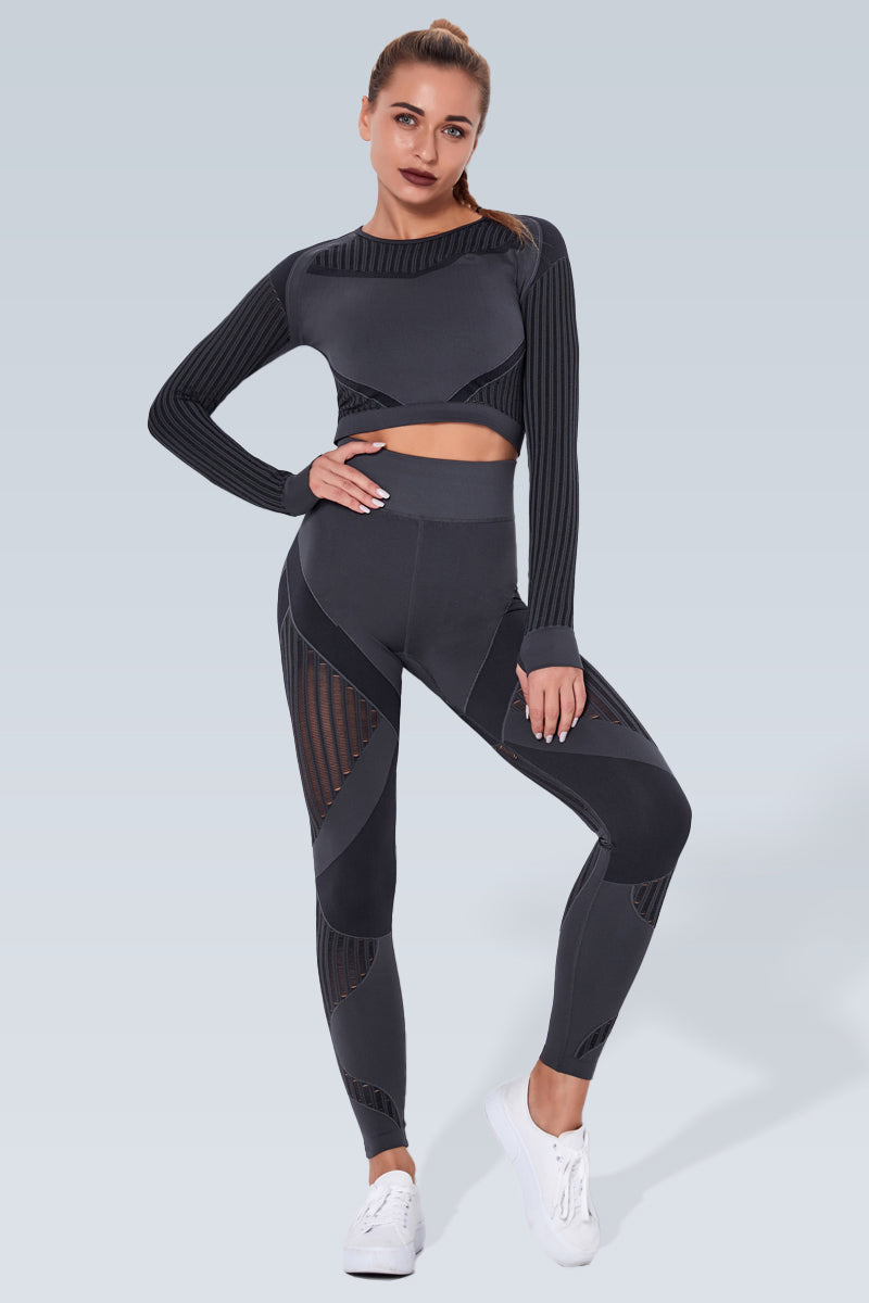 Slice Breathe Mesh Seamless Legging