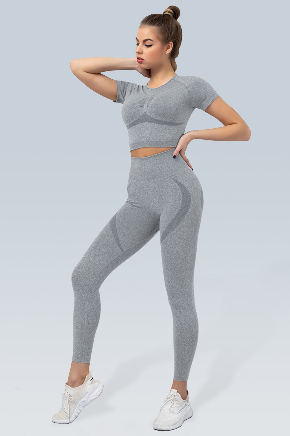 WaveLine Contour Ruched Seamless Short Sleeve